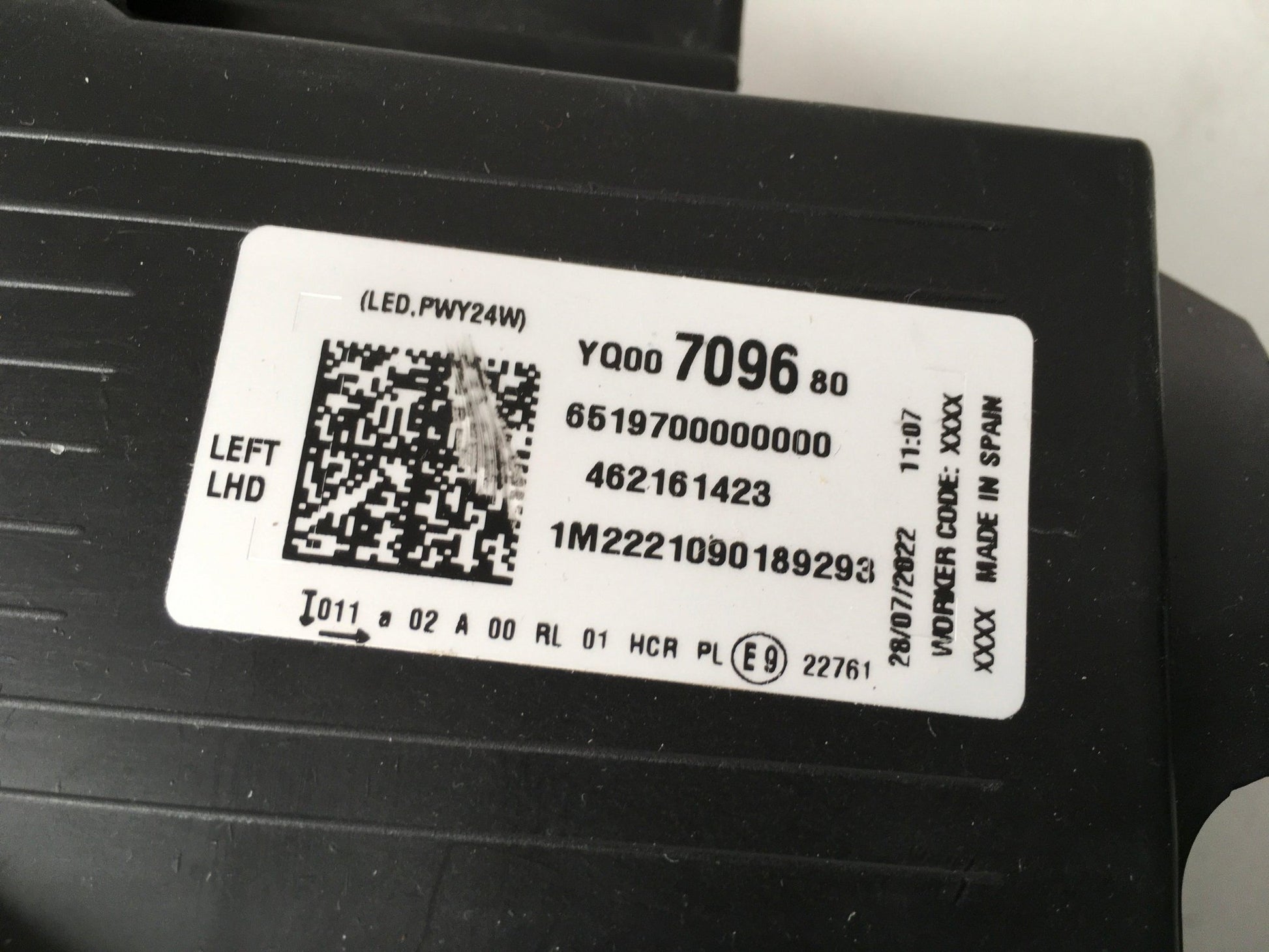 Faro izquierdo Opel crossland X - YQ00709680