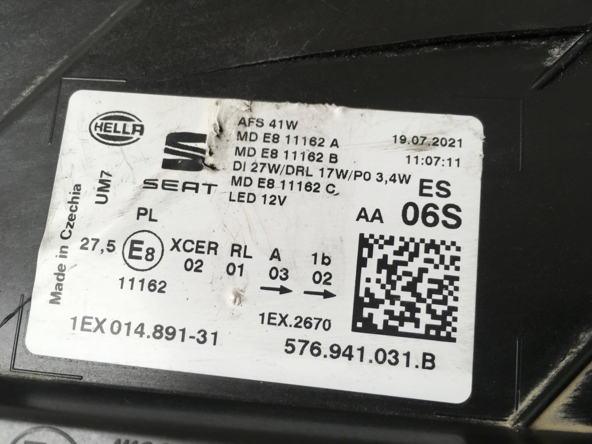 Faro izquierdo Seat Ateca Fase 2 - 576941031B