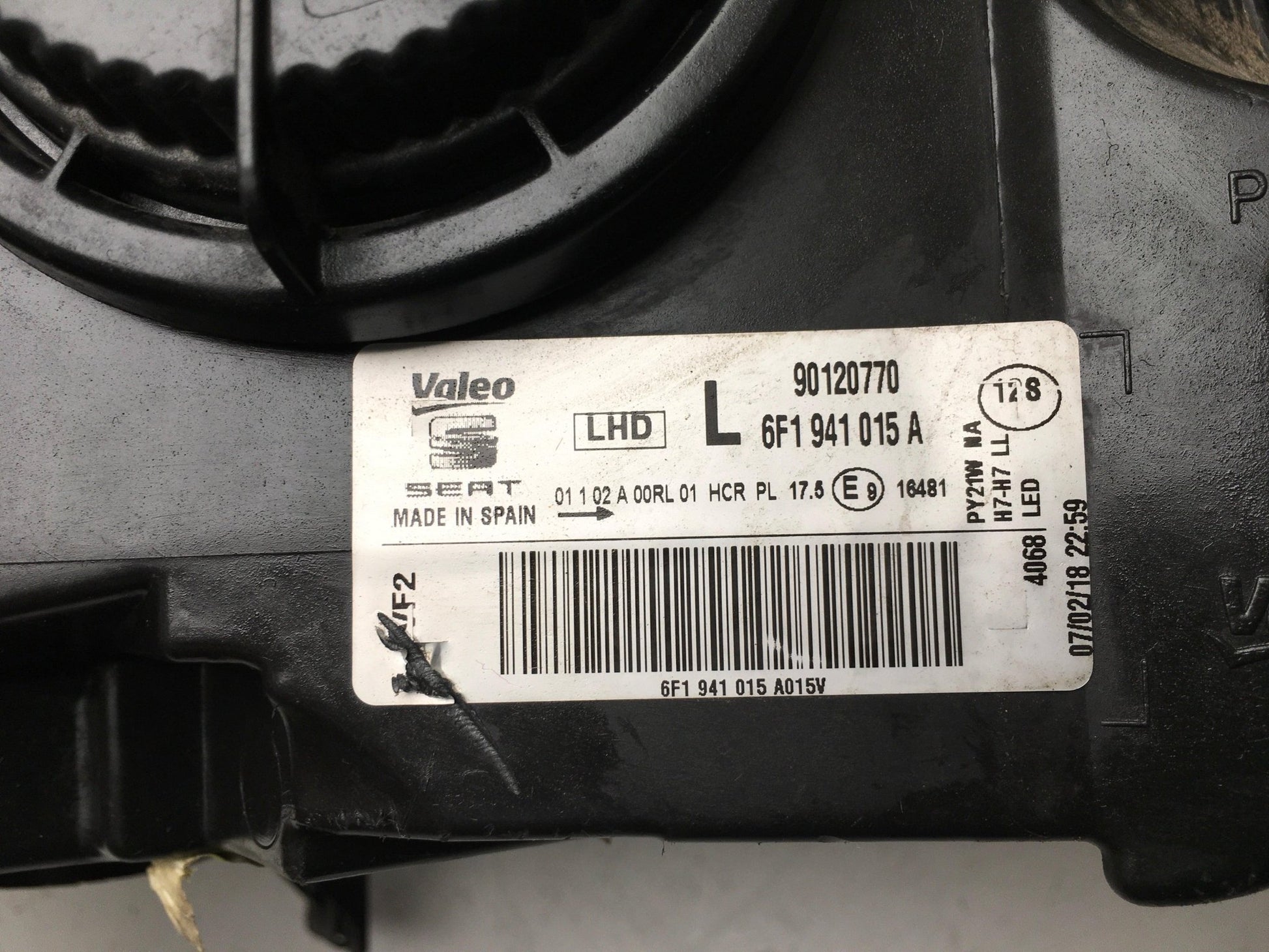 Faro izquierdo Seat Ibiza V - 6F1941015A