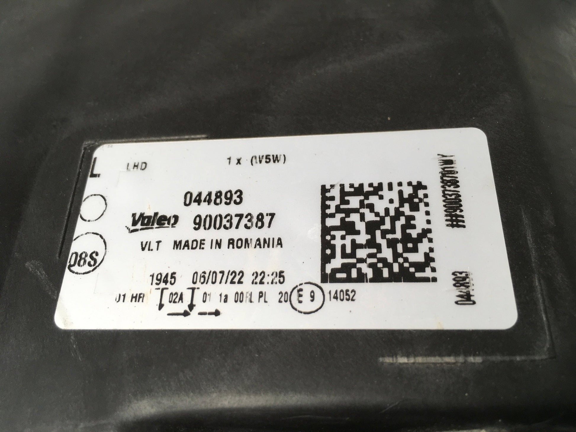 Faro izquierdo Skoda Rapid 90037387 - 90037387