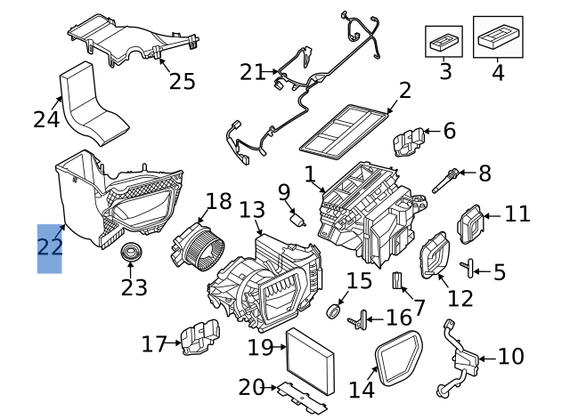 Filtro aire Porsche 911 992 - 992815129B