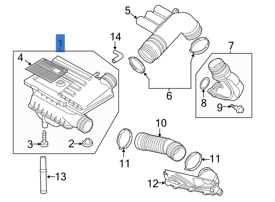 Filtro aire VW 04E129611G - 04E129611G
