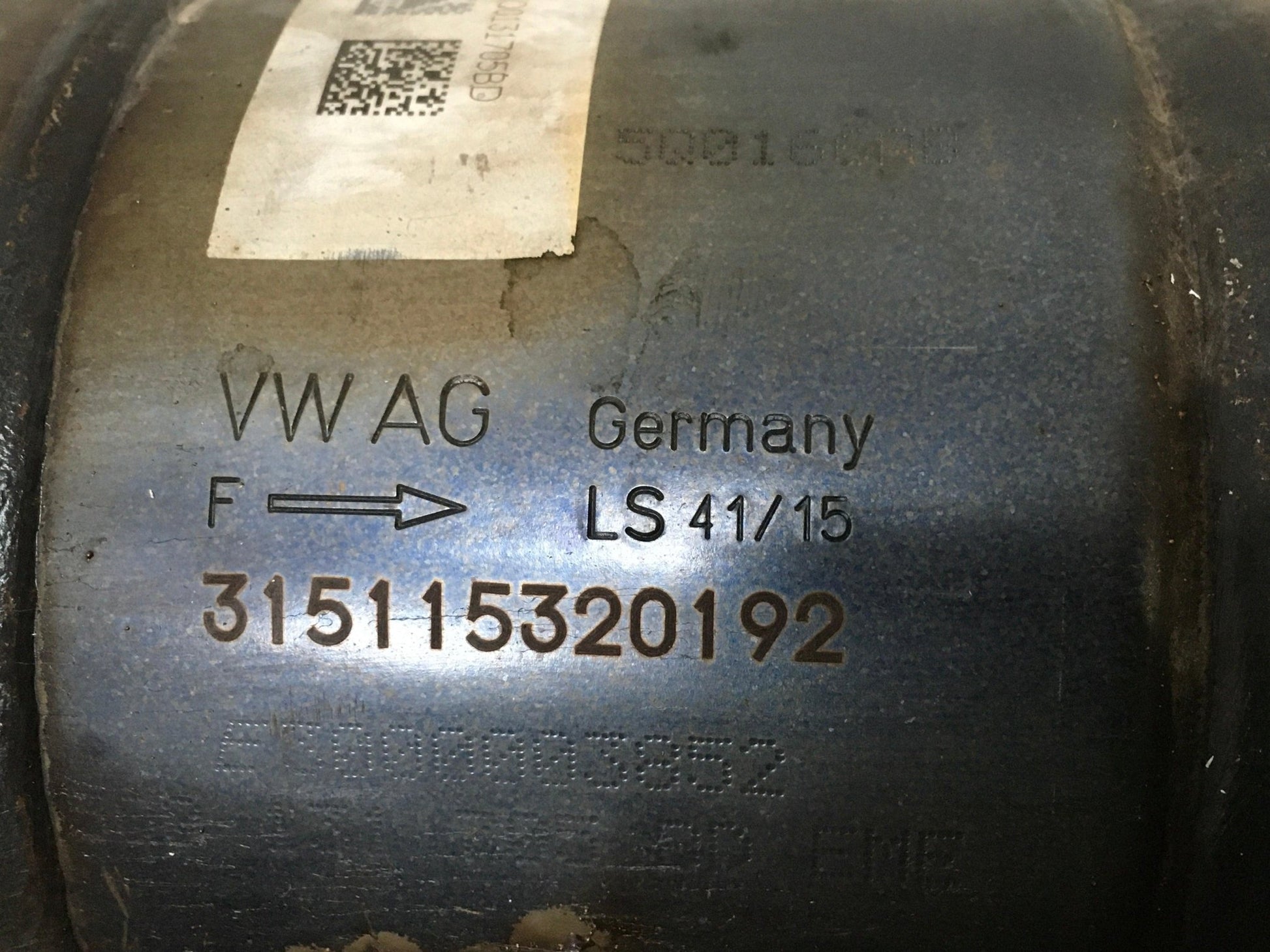 Filtro particulas VW 5Q0131705BD - 5Q0131705BD