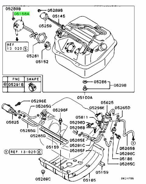 Filtro Tanque Combustible Mitsubishi Pajero II - MB554782
