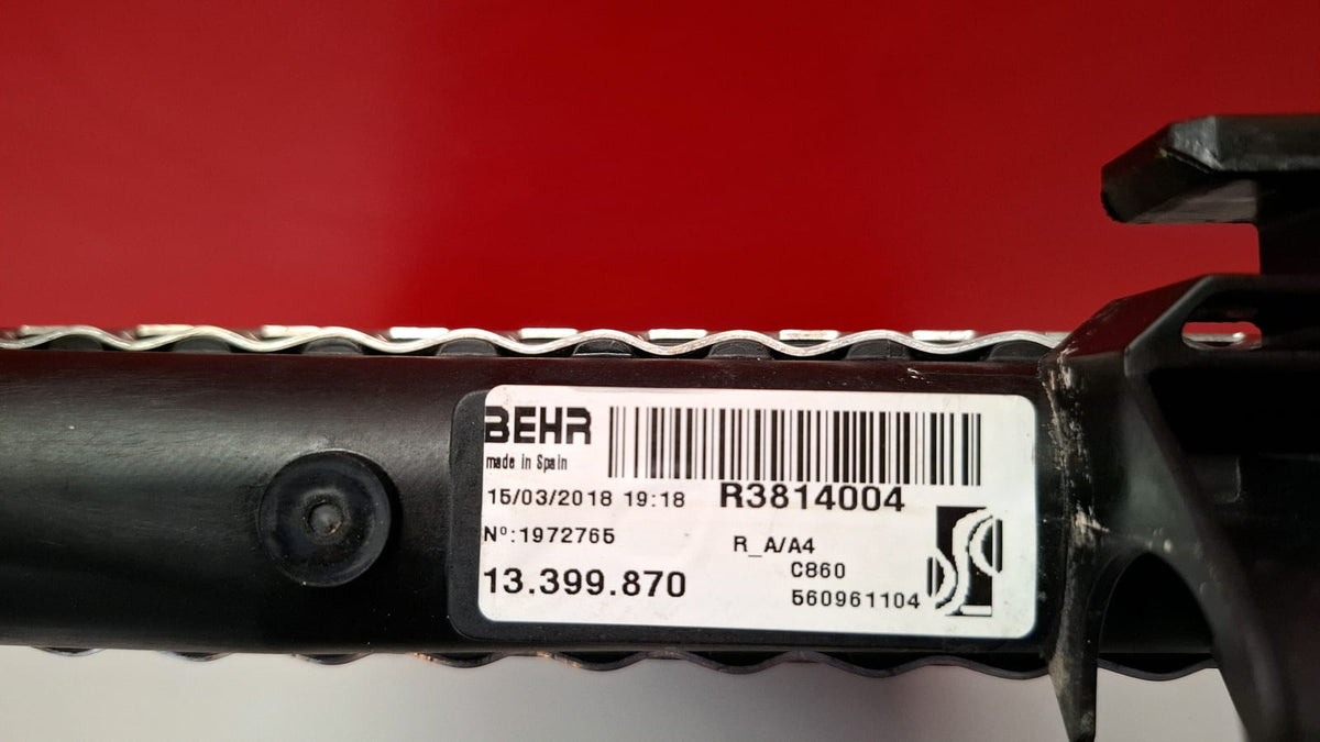 Radiador de Agua Opel Corsa 2018 R3814004 R3814004