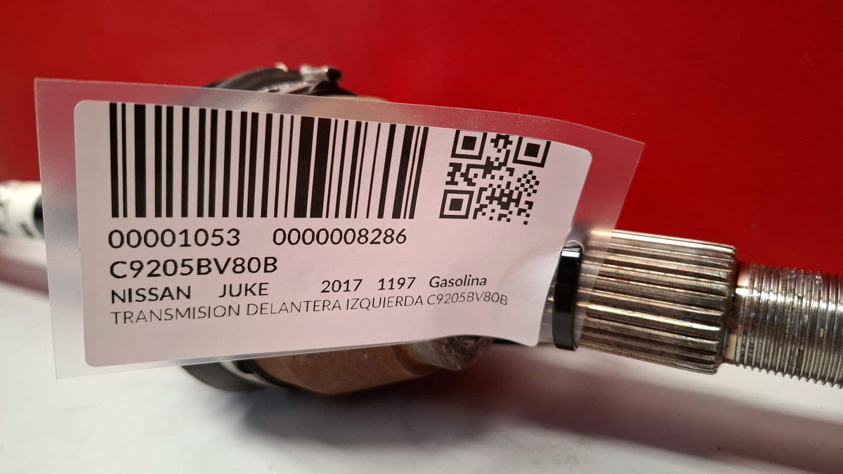 Transmision Delantera Izquierda Nissan Juke 2017 C9205BV80B