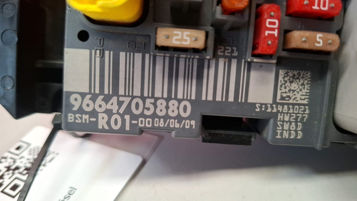 Caja Fusibles Bsm 01 Citroen C4 2007 9664705880 9664705880