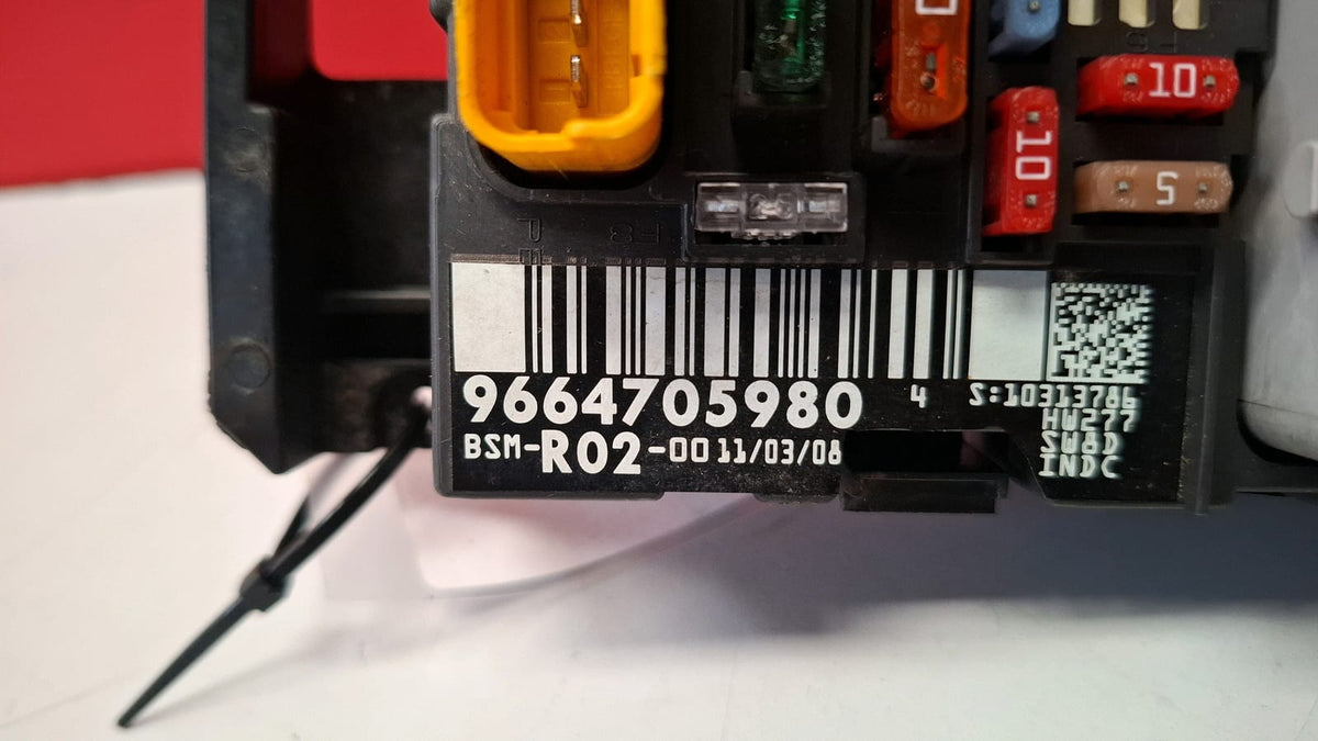 Caja Fusibles Bsm R02 Peugeot 407 2005 9664705980 9664705980