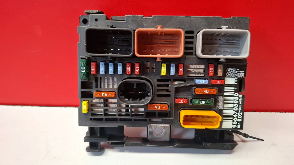 Caja Fusibles Bsm R02 Peugeot 407 2005 9664705980 9664705980