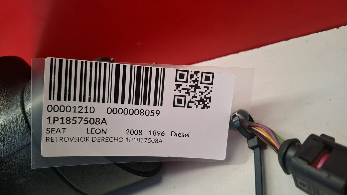Retrovsior Derecho Seat Leon 2008 1P1857508A