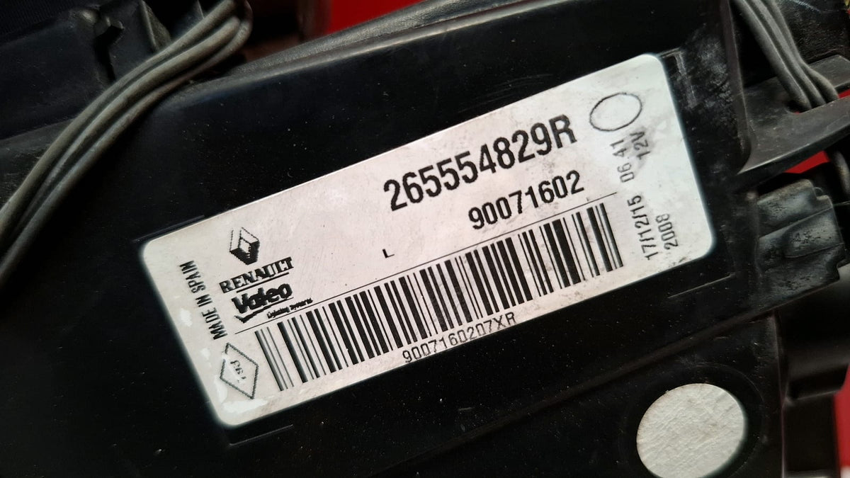 Piloto Trasero Izquierdo Exterior Renault Megane 2016 265554829R 265554829R