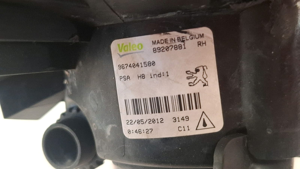 Luz Diurna y Faro Antiniebla Peugeot 308 2012 90001887 90001887