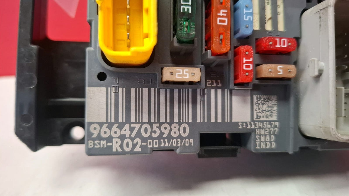Caja Fusibles Bsm R02 Peugeot 407 2008 9664705980 9664705980