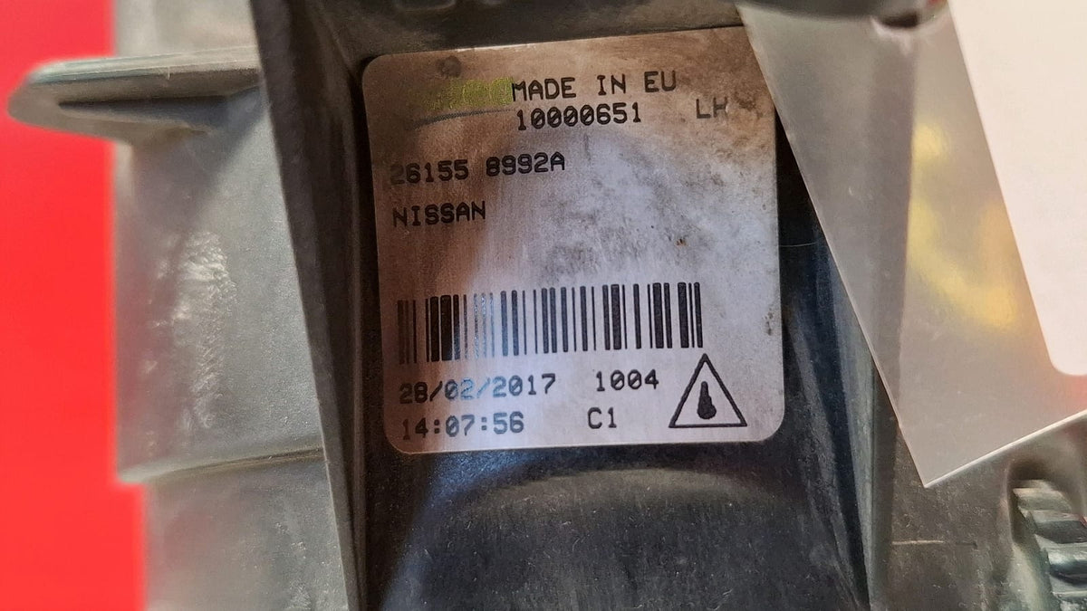 Faro Antiniebla Izquierdo Nissan Juke 2017 261558992A 261558992A