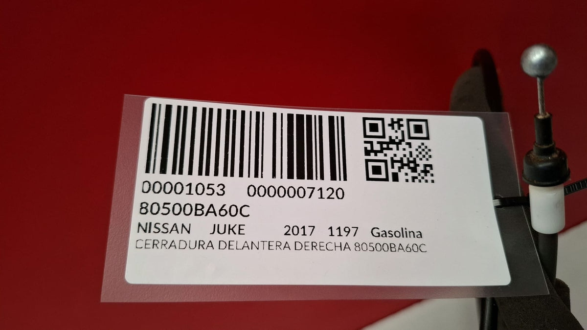 Cerradura Delantera Derecha Nissan Juke 2017 80500BA60C