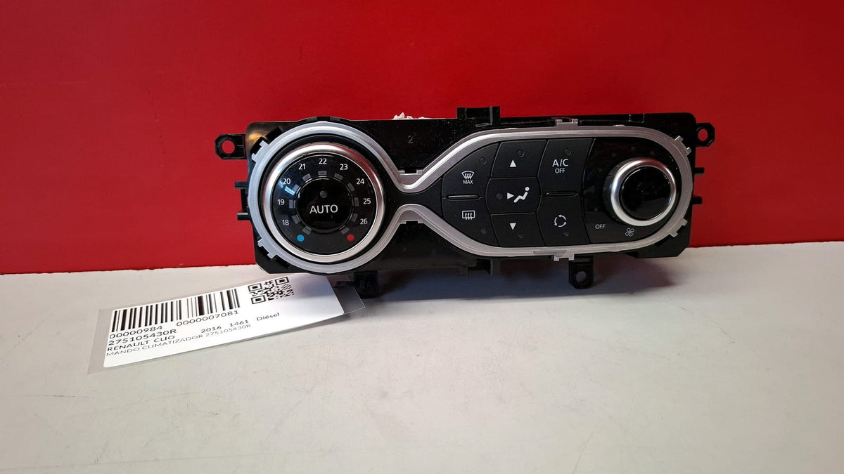 Mando Climatizador Renault Clio 2016 275105430R Ref 7081