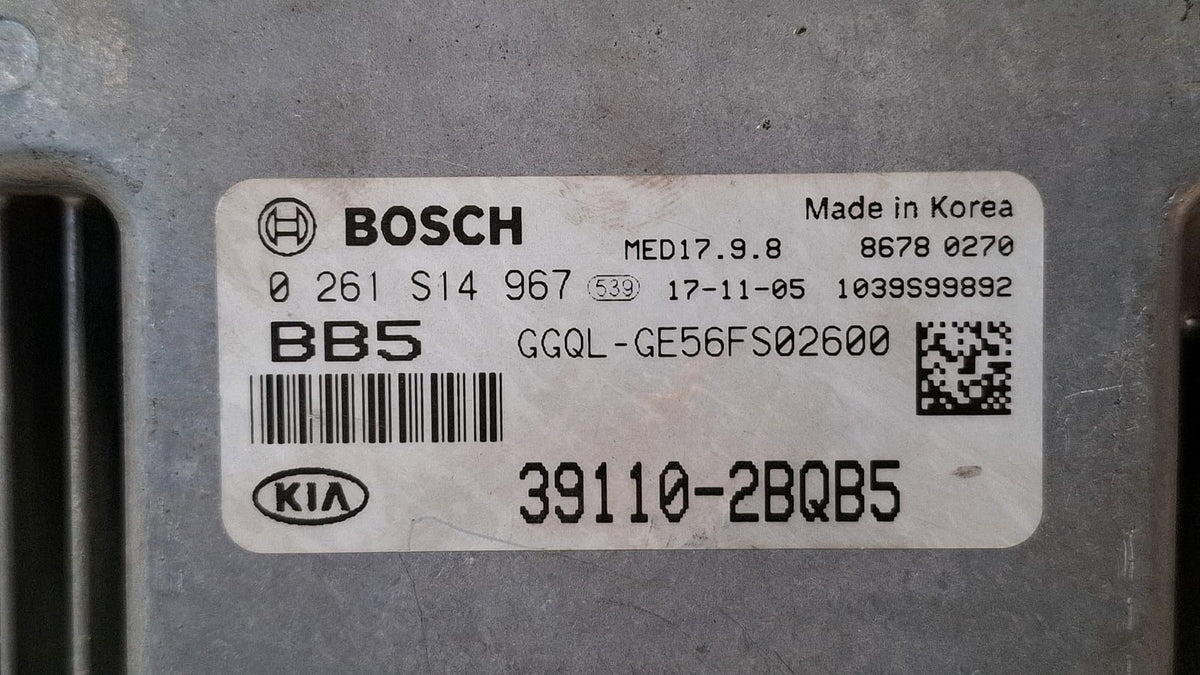 Centralita Motor Kia Sportage 2018 391102BQB5 391102BQB5