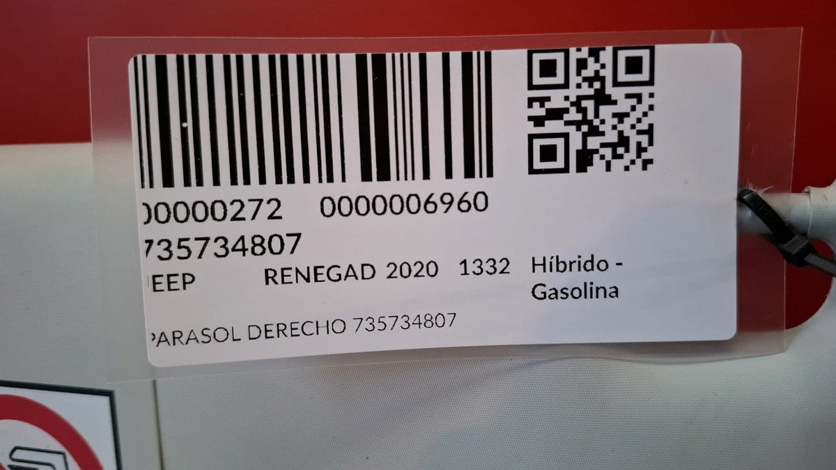 Parasol Derecho Jeep Renegade 2020 735734807