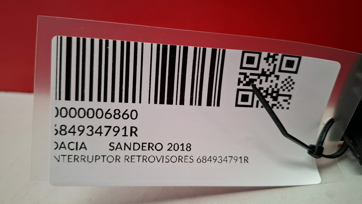 Interruptor Retrovisores Dacia Sandero 2018 684934791R
