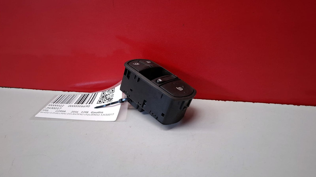 Mando Elevalunas Delantero Izquierdo Opel Corsa 2016 13430017 13430017