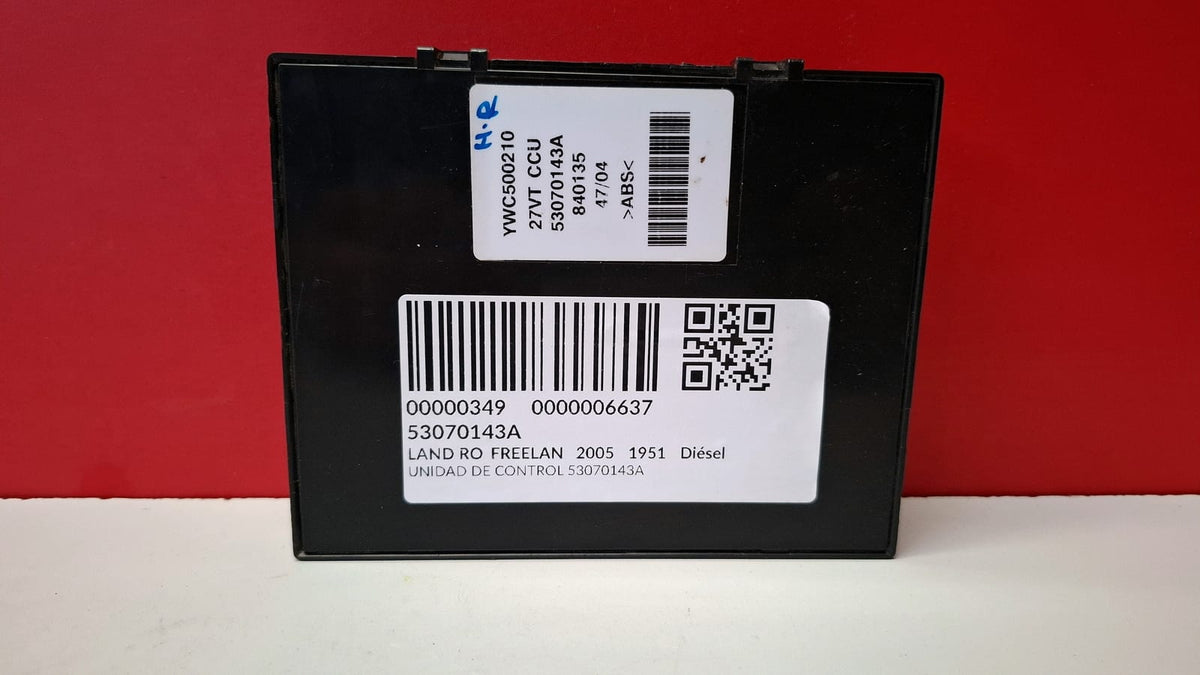 Unidad de Control Land Rover Freelander 2005 53070143A 53070143A