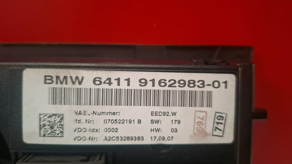 Mando Calefaccion Bmw Serie 3 2010 6411916298301 6411916298301