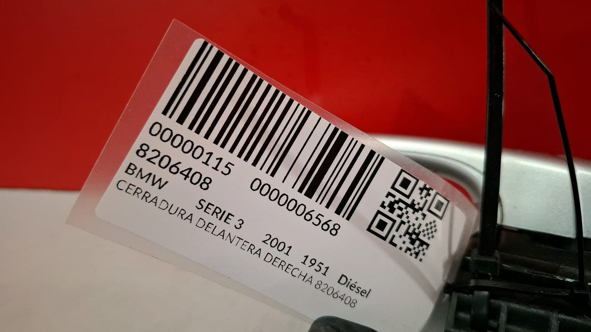 Cerradura Delantera Derecha Bmw Serie 3 2001 8206408 8206408