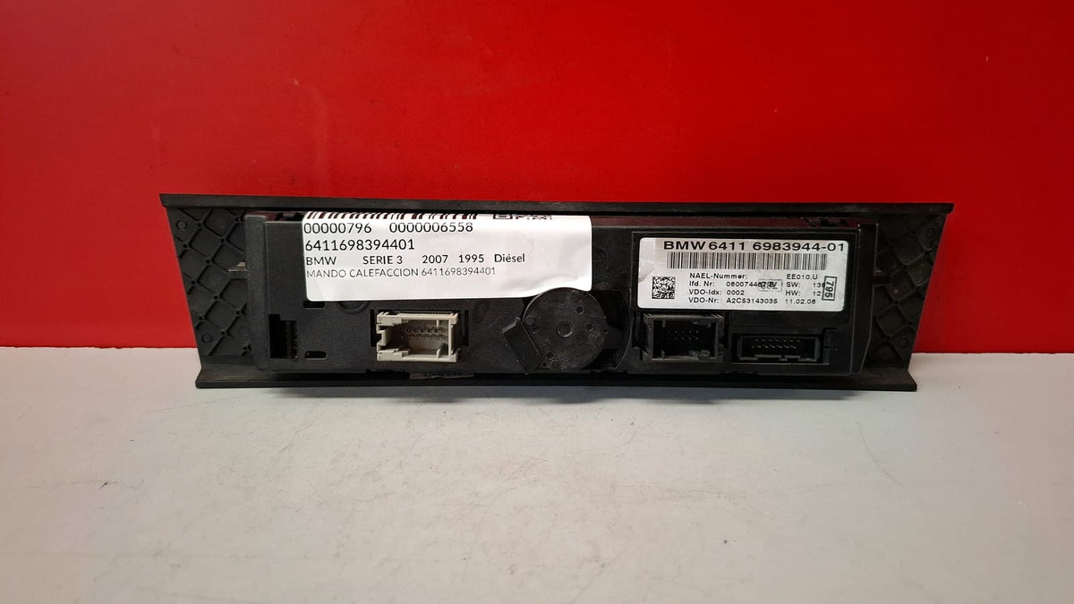 Mando Calefaccion Bmw Serie 3 2007 6411698394401