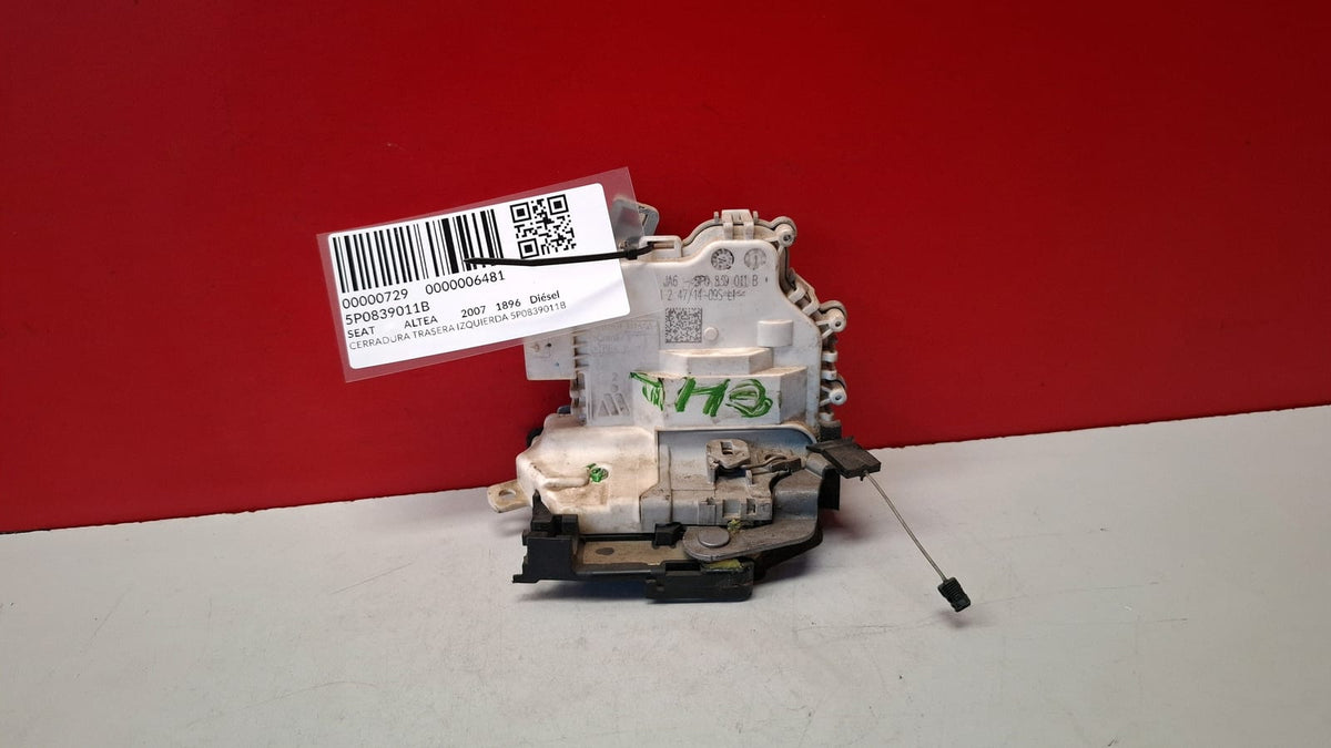 Cerradura Trasera Izquierda Seat Altea 2007 5P0839011B 5P0839011B