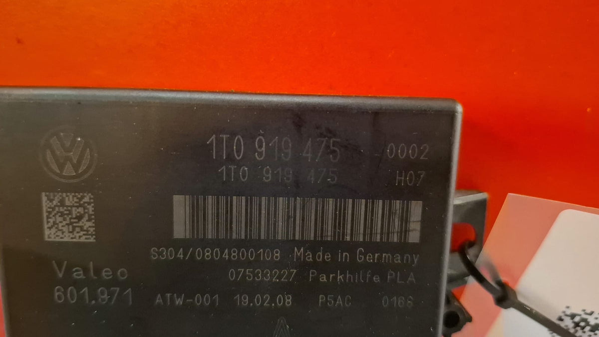 Centralita Sensor Parking Volkswagen Touran 2008 1T0919475 1T0919475