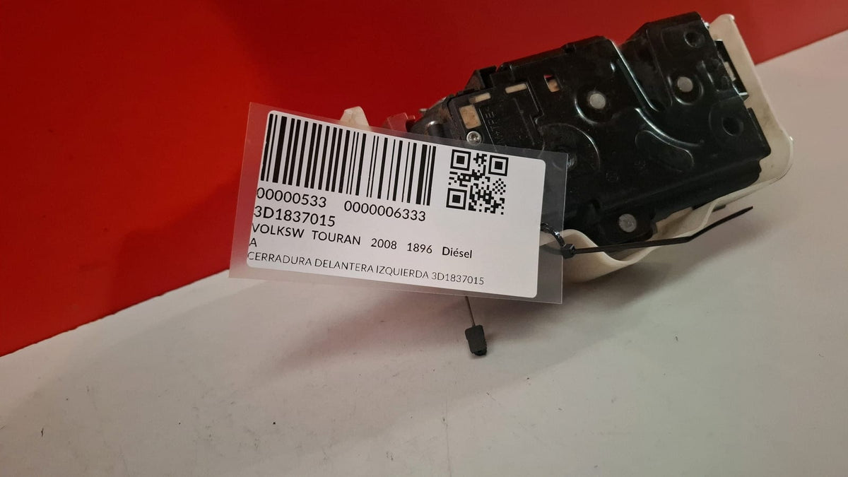 Cerradura Delantera Izquierda Volkswagen Touran 2008 3D1837015 Ref 6333 3D1837015