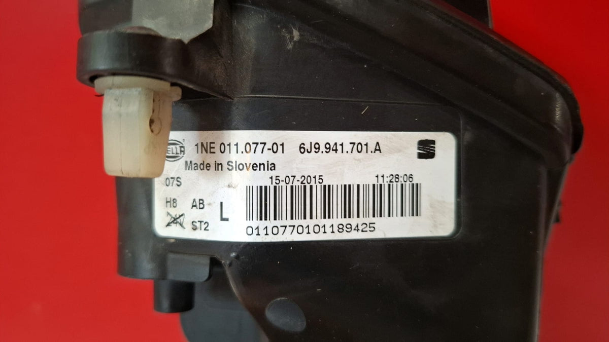 Faro Antiniebla Delantero Izquierda Seat Ibiza 2015 6J9941701A 6J9941701A