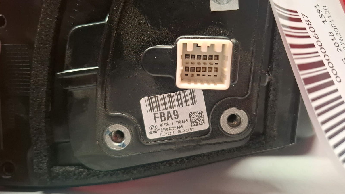 Retrovisor Derecho Kia Sportage 2018 87620F1120