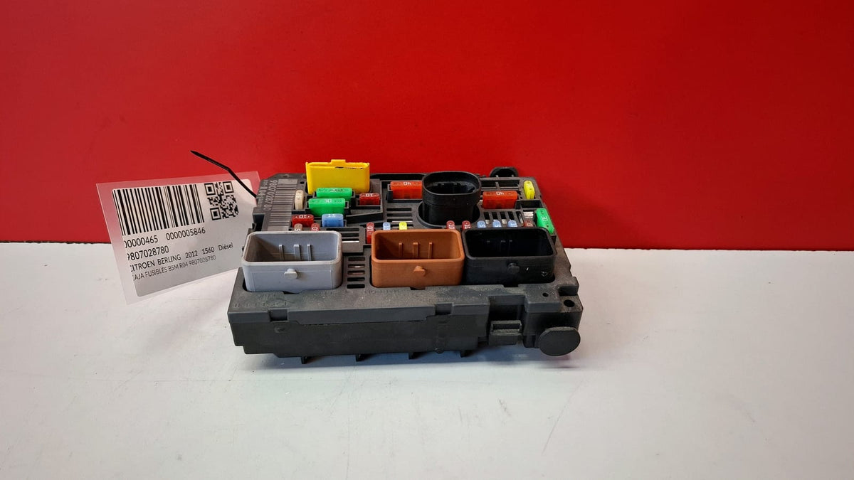 Caja Fusibles Bsm R04 Citroen Berlingo 2012 9807028780 9807028780
