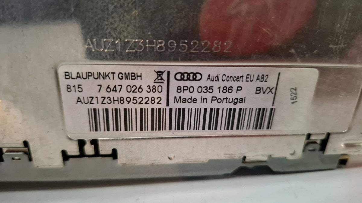 Radio Audi A3 2011 8P0035186P