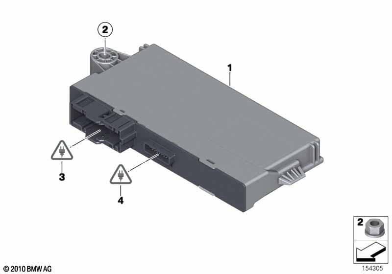 Modulo Electronico Bmw 325D 2008 61359147195 61359147195