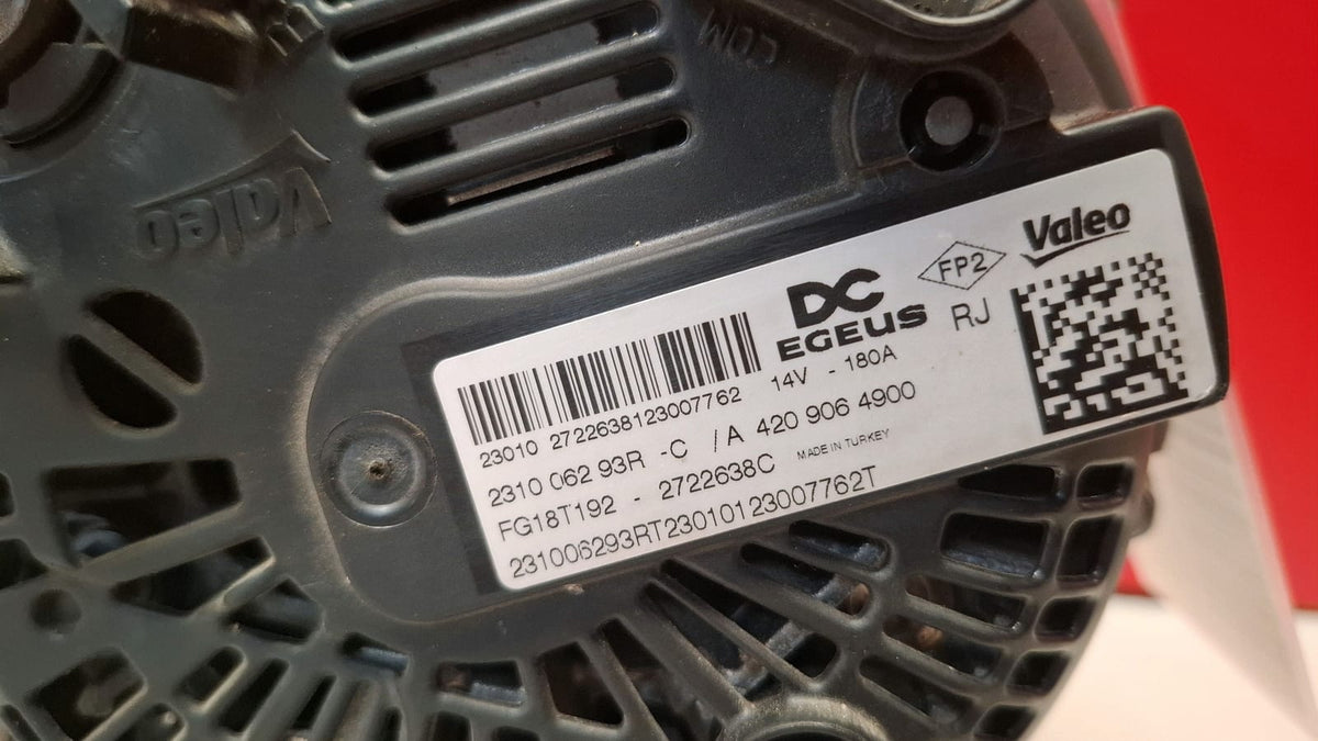 Alternador 180A Renault Clio 2023 231006293R