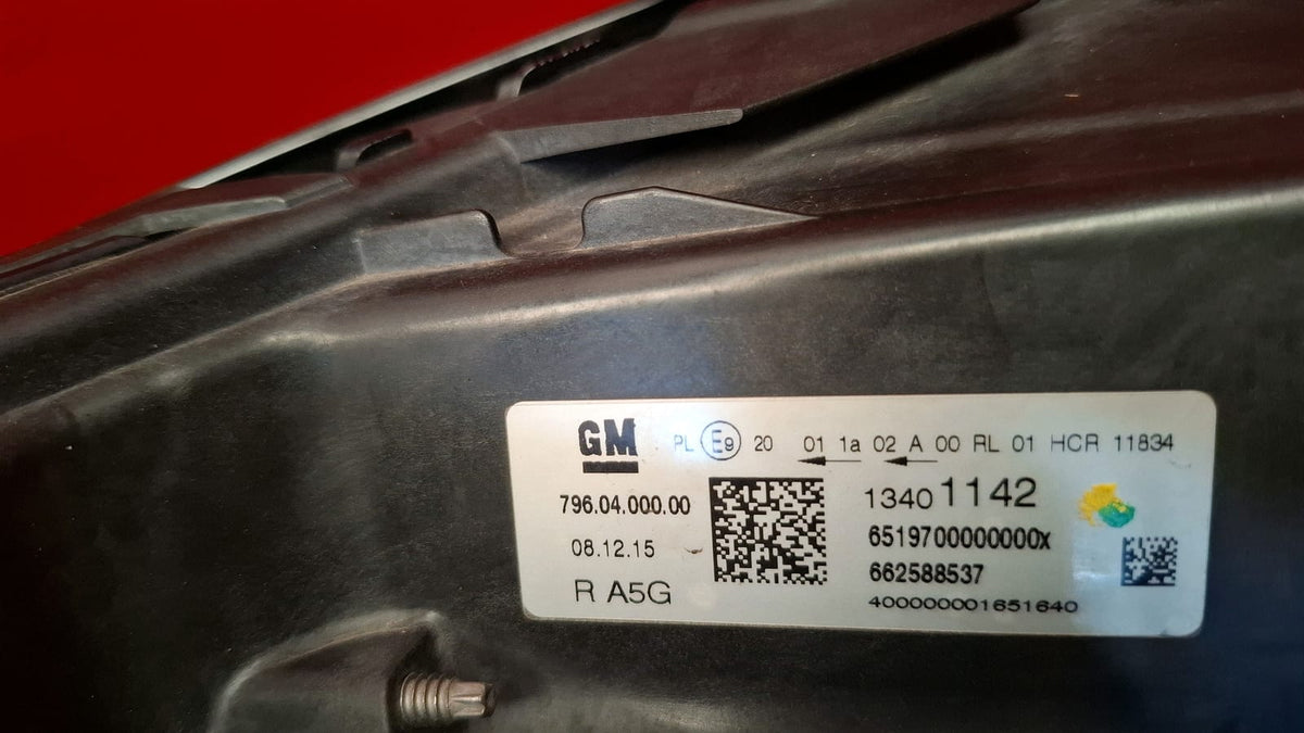 Faro Delantero Derecho Opel Astra 2016 13401142