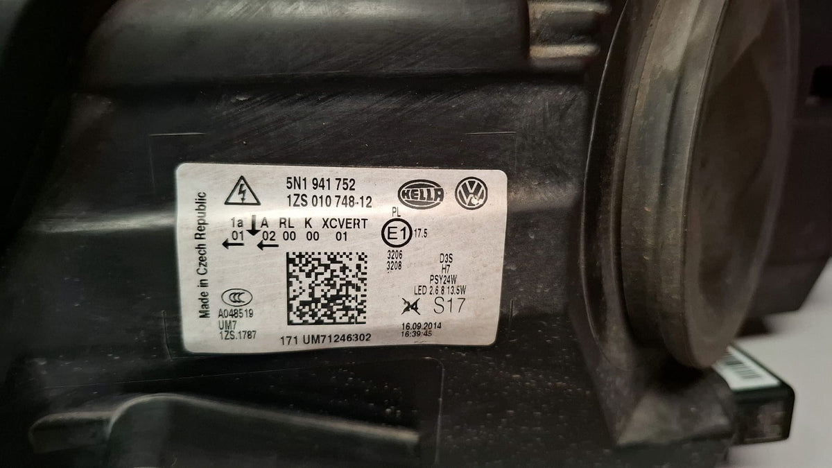 Faro Delantero Derecho Volkswagen Tiguan 2014 5N1941044B 5N1941044B