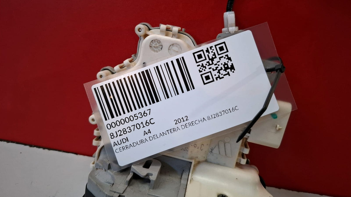 Cerradura Delantera Derecha Audi A4 2012 8J2837016C 8J2837016C