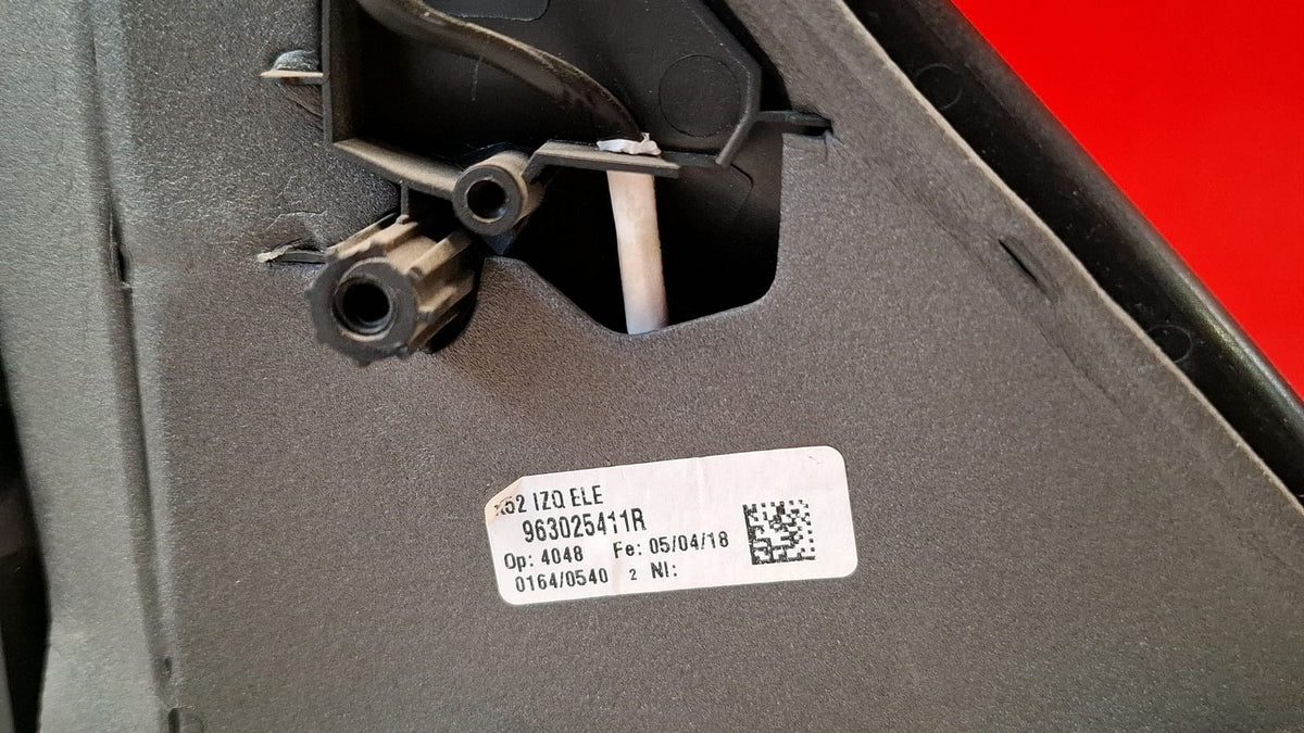 Retrovisor IZQ de Color Negro con 5 Pines Dacia Sandero Año 2018 Dacia Sandero 2018 RETROVISOR IZQUIERDO RETROVISOR IZQUIERDO