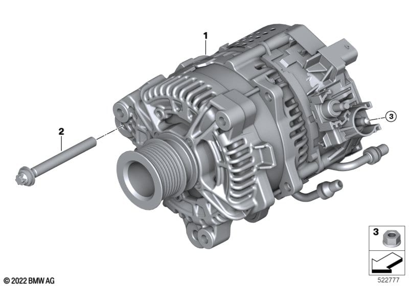 Alternador 127823052 8490538 Bmw X3 2023 127823052 12318490538 127823052 12318490538