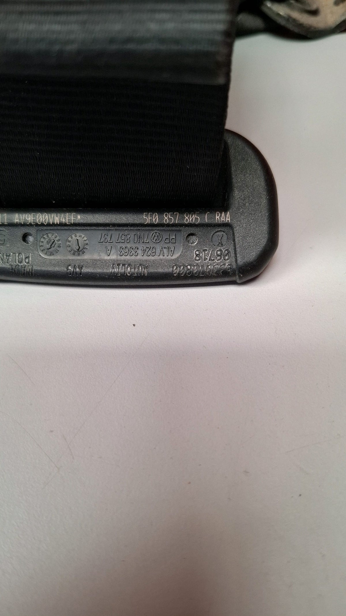 Cinturon de Seguridad Seat Leon 2018 5F0857805C Ref 3423
