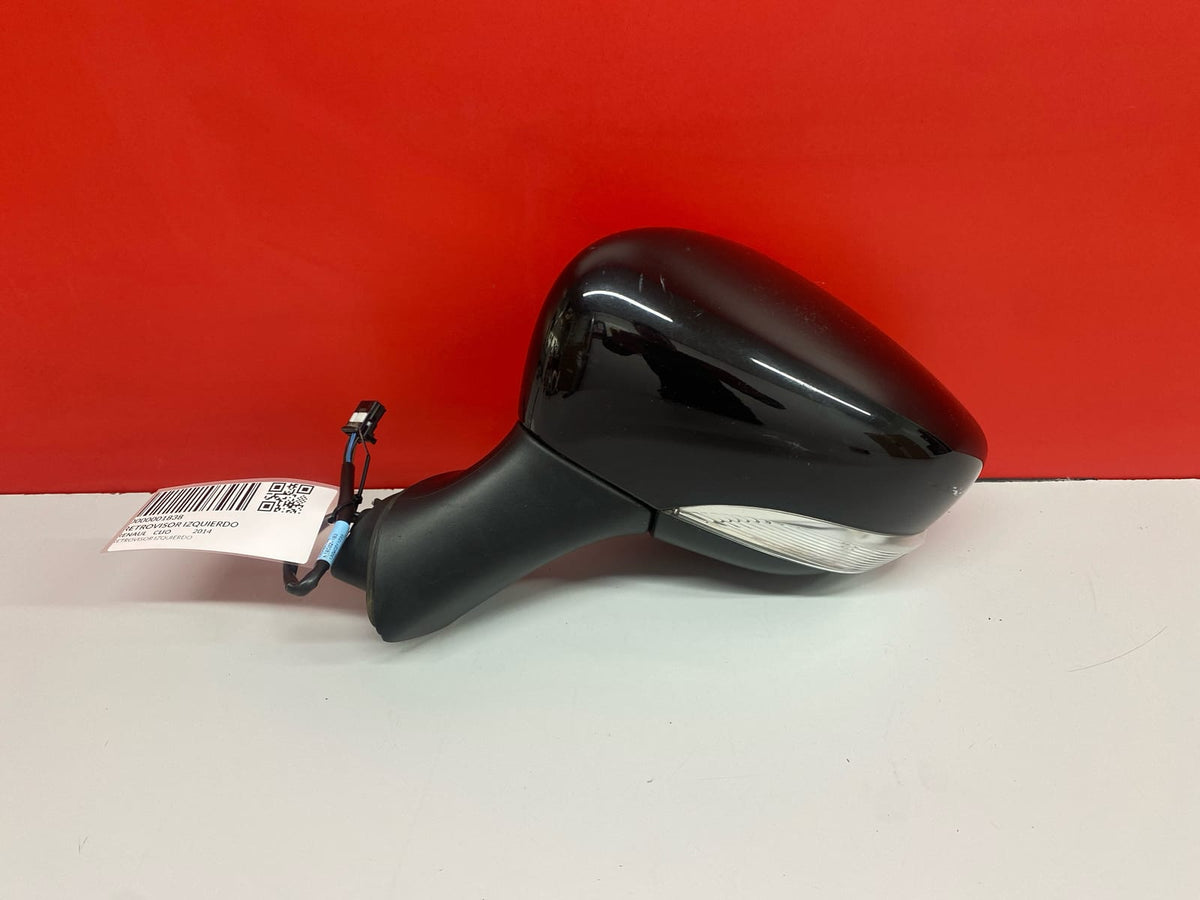 Retrovisor IZQ Clio 4 Año 2014 ,1 Conector de 7 Pin , Color Negro ,con Intermitente Renault Clio 2014 RETROVISOR IZQUIERDO RETROVISOR IZQUIERDO
