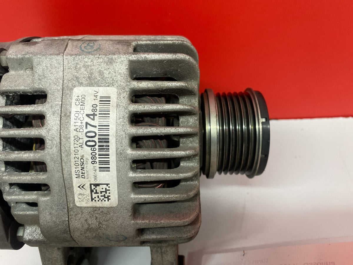Alternador 208 1.2 HM01 Peugeot 208 Vti 2014 9806007480 9806007480