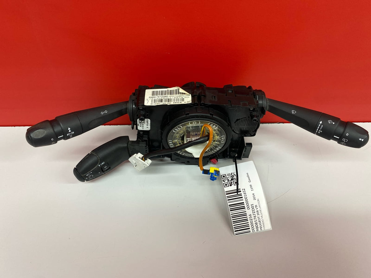Mando Multifuncion Peugeot 208 Vti 2014 98081767ZD01 98081767ZD01