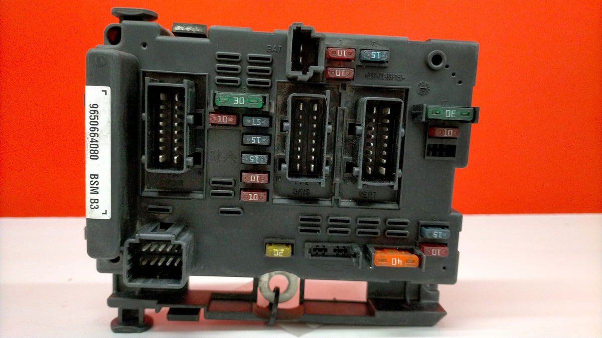 Caja Fusibles Bsm B3 Peugeot 307 2010 9650664080