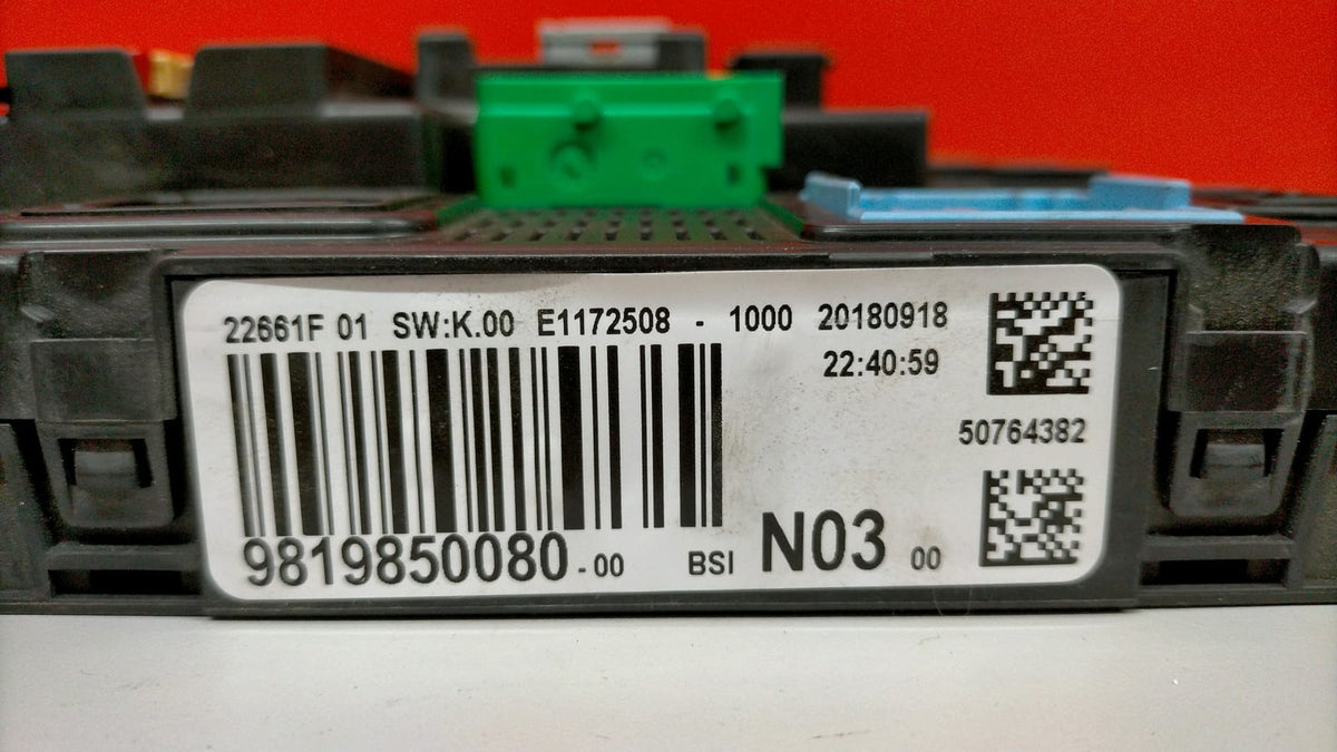 Caja Fusibles BSI N03 Psa Peugeot 3008 Thp 2020 9819850080