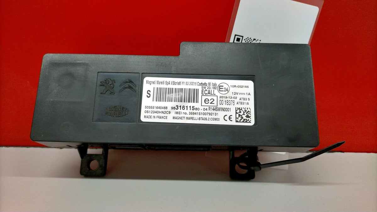 Centralita Bluetooth Peugeot 3008 Thp 2020 9831611580 9831611580