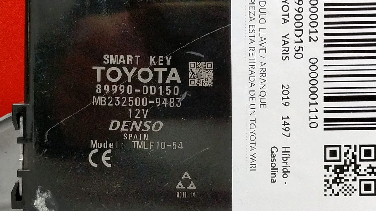Modulo Llave / Arranque Toyota Yaris 2019 899900D150 899900D150